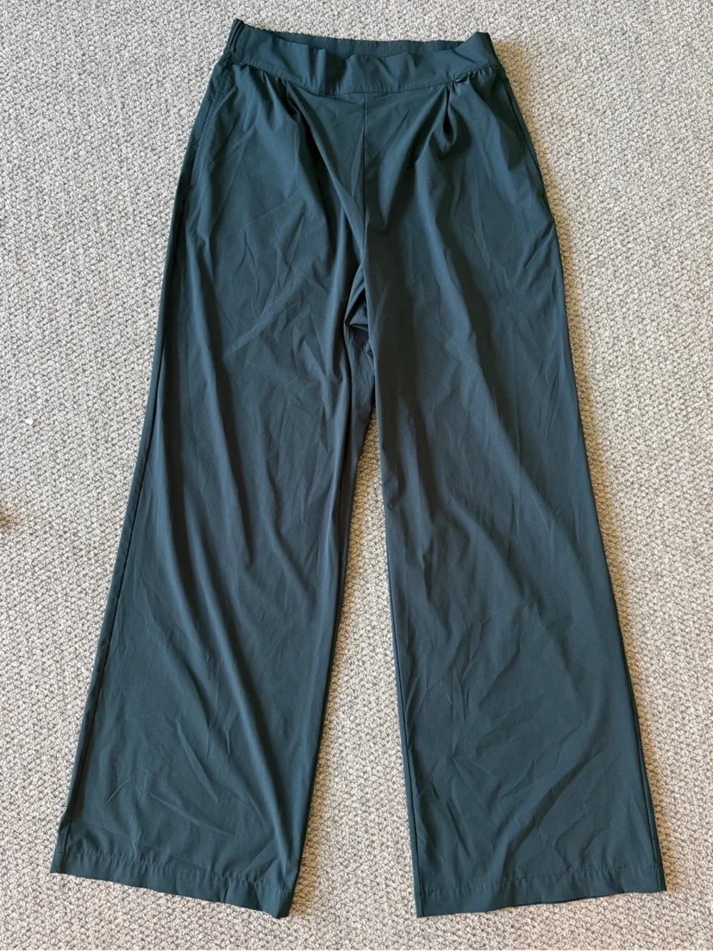 Wide Leg Teal Pants